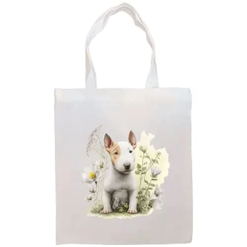 Bull Terrier Canvas Tote Bag - Tote Bag