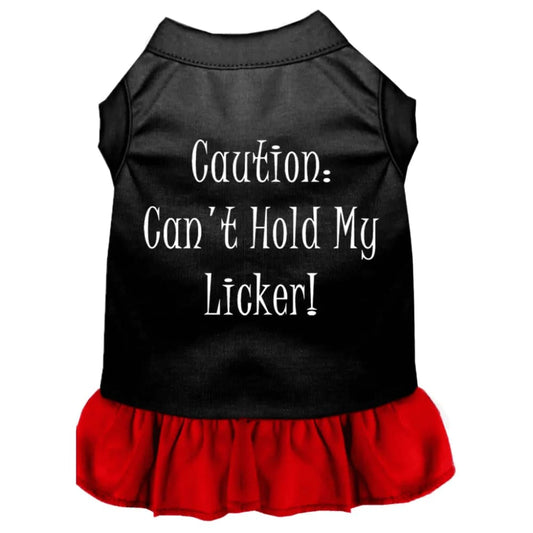 Can’t Hold My Licker Dog Dress - Pet Dress