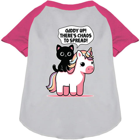 Chaos to Spread Pet Raglan Shirt - Raglan Baseball Shirts