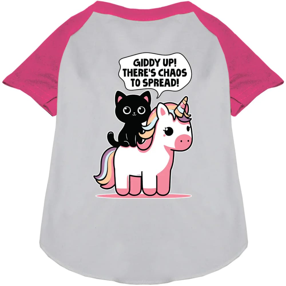 Chaos to Spread Pet Raglan Shirt - Raglan Baseball Shirts