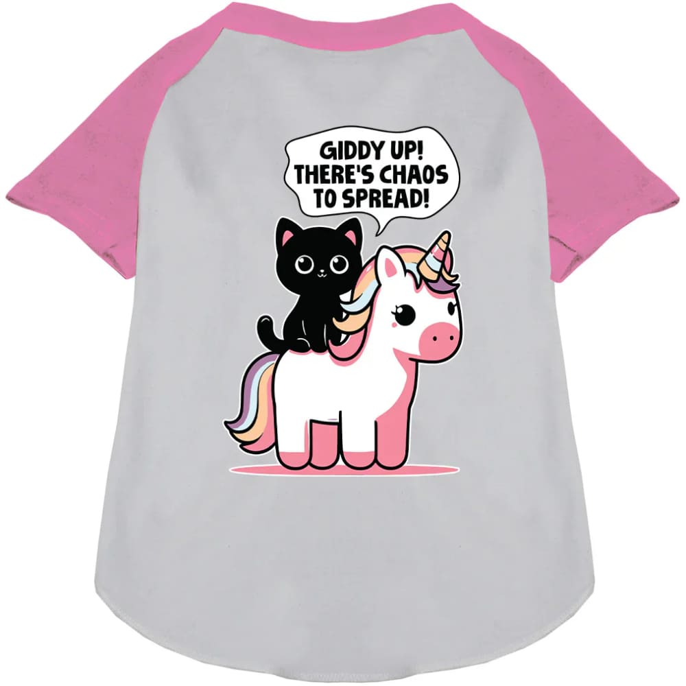 Chaos to Spread Pet Raglan Shirt - Raglan Baseball Shirts