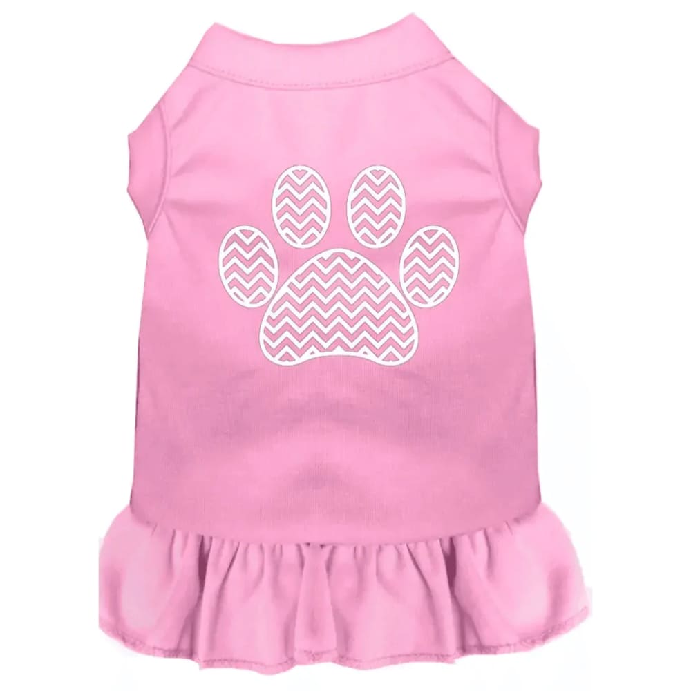 Chevron Paw Dog Dress - Pet Dress