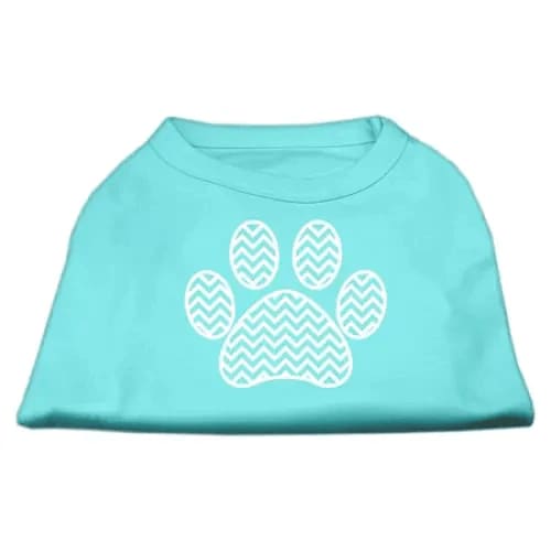 Chevron Paw Dog Shirt - Pet Shirt