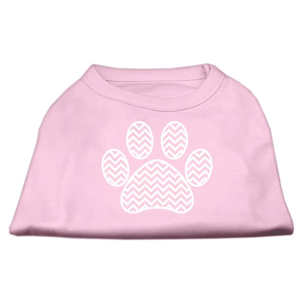 Chevron Paw Dog Shirt - Pet Shirt