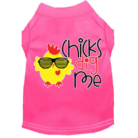 Chicks Dig Me Dog Shirt - Pet Shirt