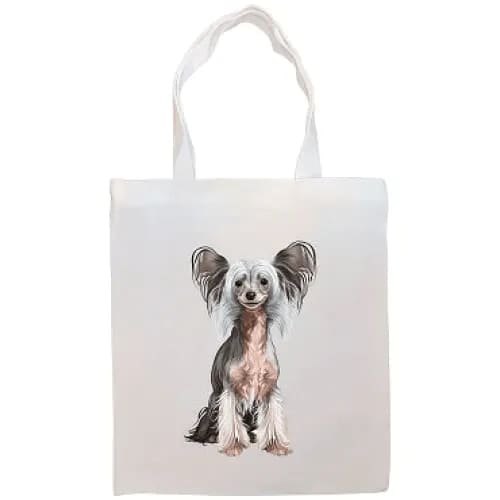 Chinese Crested Canvas Tote Bag - Tote Bag