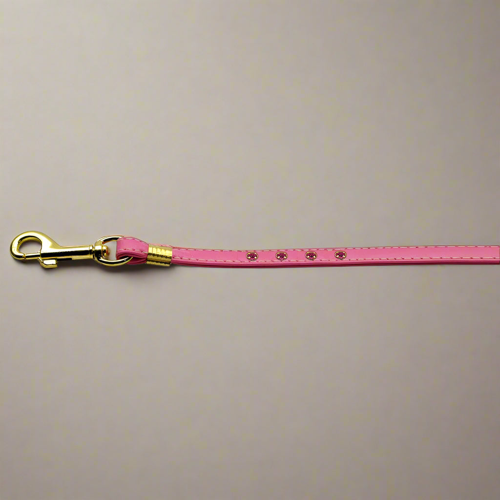Colored Crystal Rhinestone Leashes - Dog Leashes