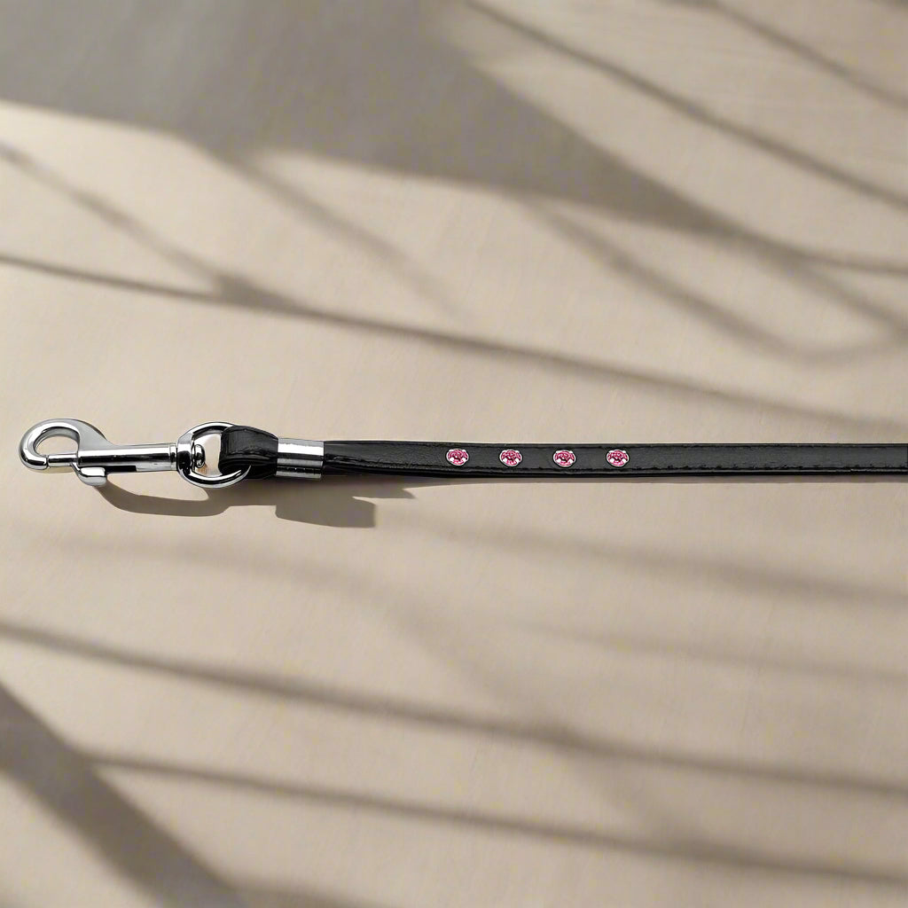Colored Crystal Rhinestone Leashes - Dog Leashes
