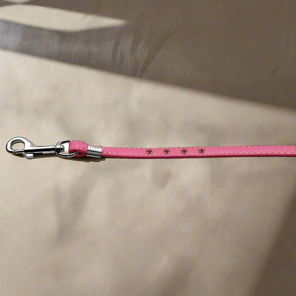 Colored Crystal Rhinestone Leashes - Dog Leashes