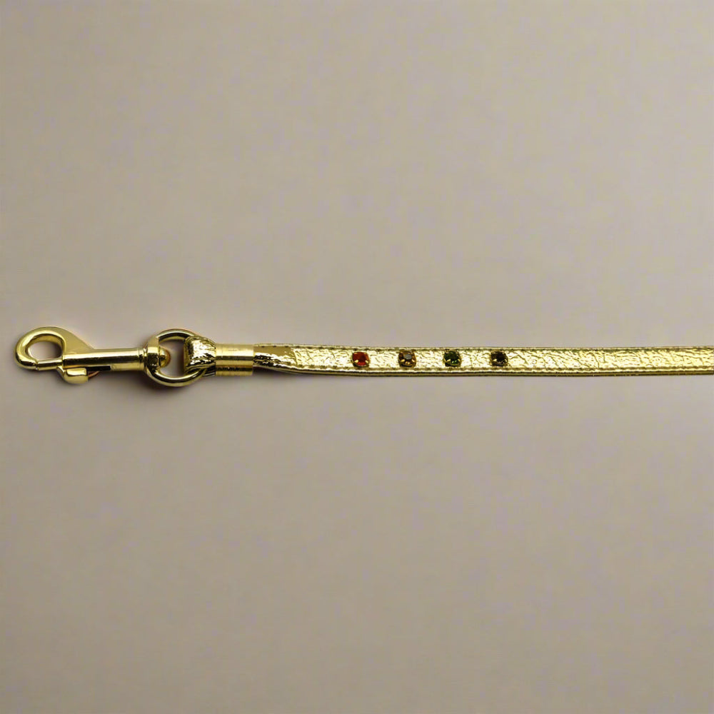 Confetti Crystal Leash with Confetti Stones - Dog Leashes