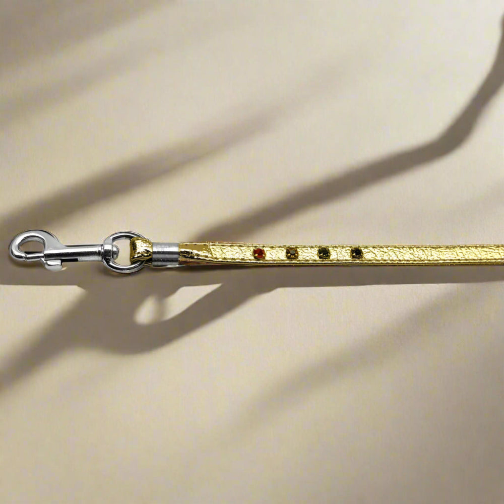Confetti Crystal Leash with Confetti Stones - Dog Leashes