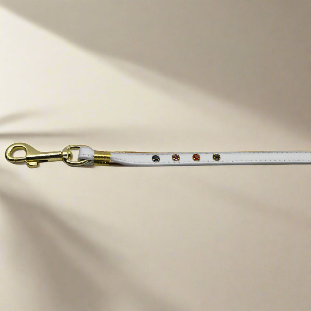 Confetti Crystal Leash with Confetti Stones - Dog Leashes