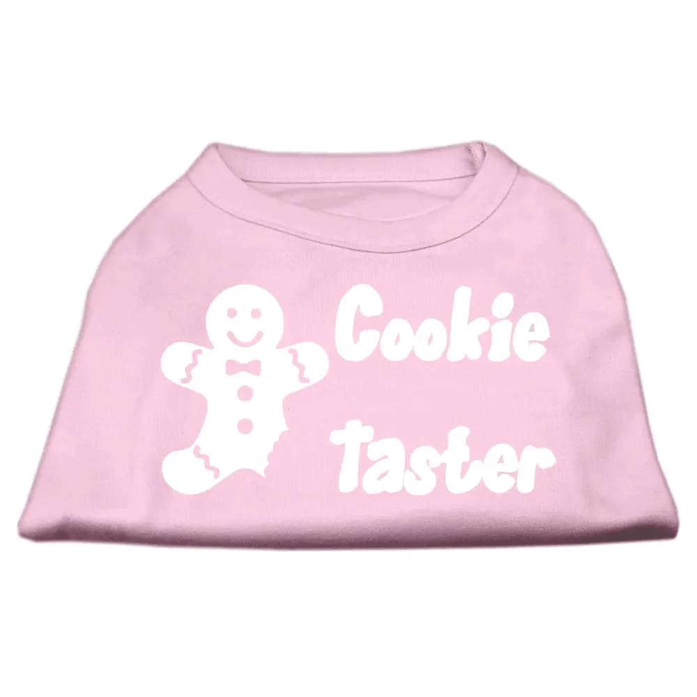 Cookie Taster Dog Shirt Light Pink - Pet Shirt