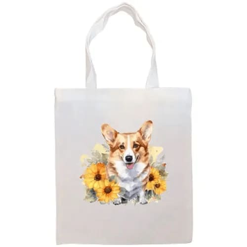 Corgi Canvas Tote Bag - Tote Bag