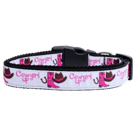 Cowgirl Up Nylon Dog Collars & Leashes - Dog Collars - Nylon