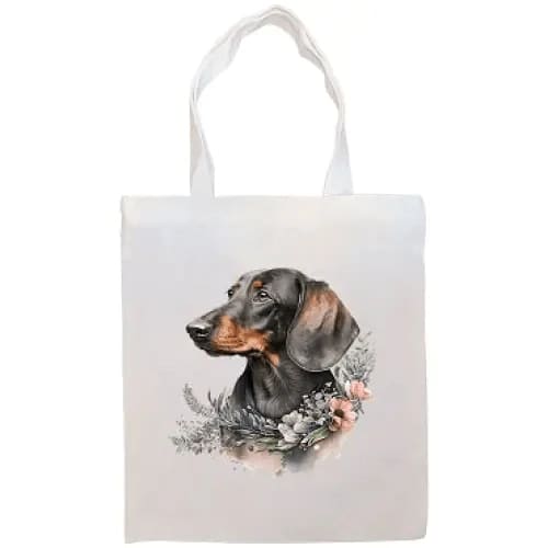 Dachshund Canvas Tote Bag - Tote Bag