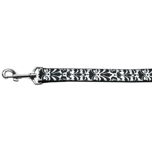 Damask Black Nylon Dog Collar and Leashes - Dog Collars