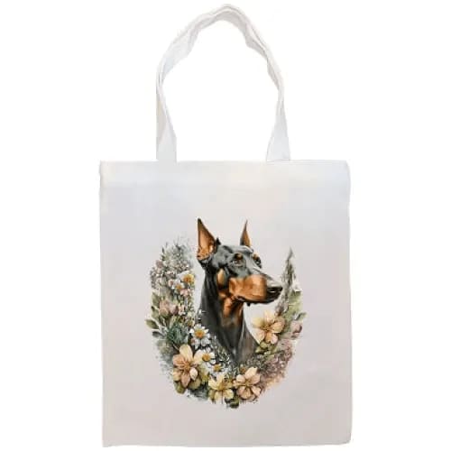 Doberman Canvas Tote Bag - Tote Bag