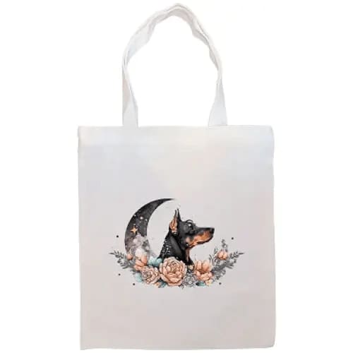 Doberman Canvas Tote Bag - Tote Bag
