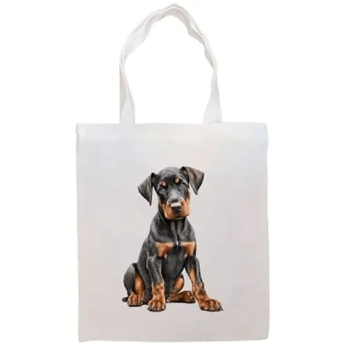 Doberman Canvas Tote Bag - Tote Bag
