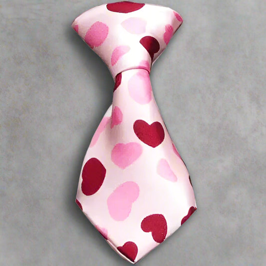 Dog Neck Tie Hearts - Dog Necktie