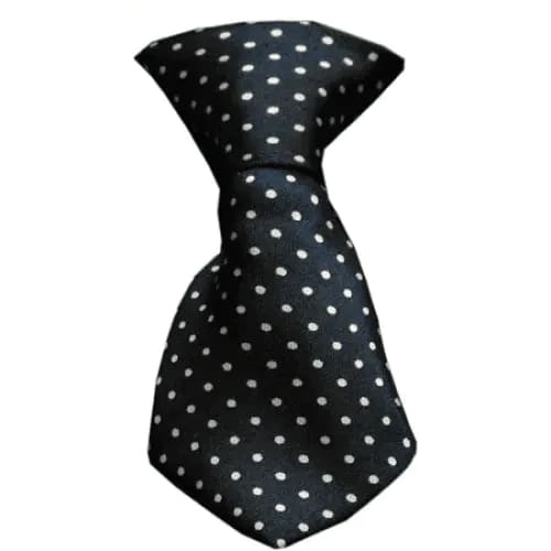 Dog Neck Tie Swiss Dot - Dog Necktie