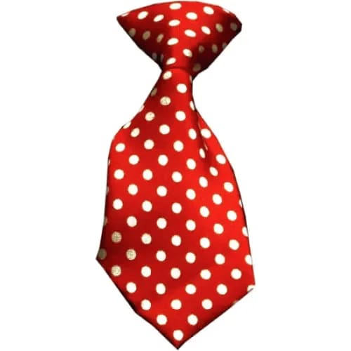 Dog Neck Tie Swiss Dot - Dog Necktie