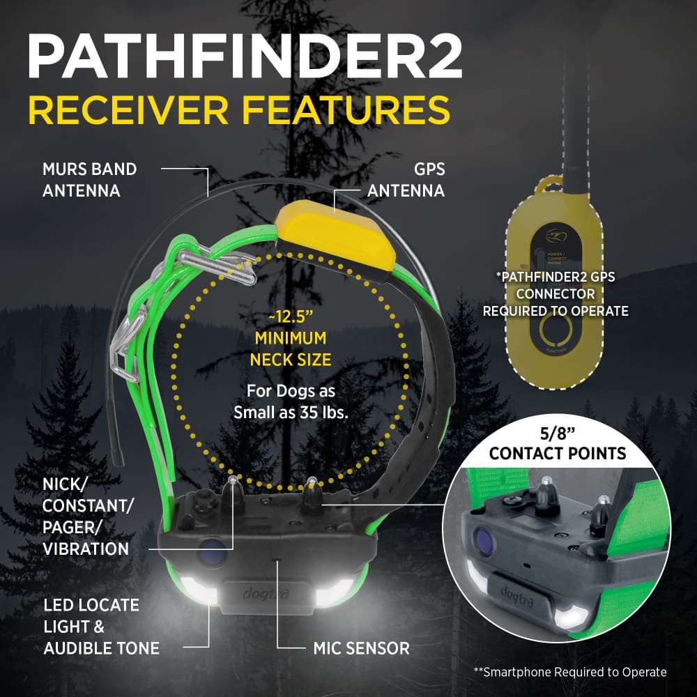 Dogtra Pathfinder 2 GPS Dog Tracker & Training Additional
