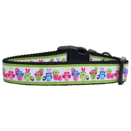 Easter Birdies Nylon Dog Collar & Leash - Easter