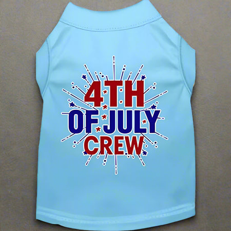 Fireworks 4th of July Crew Pet Shirt - Pet Shirt
