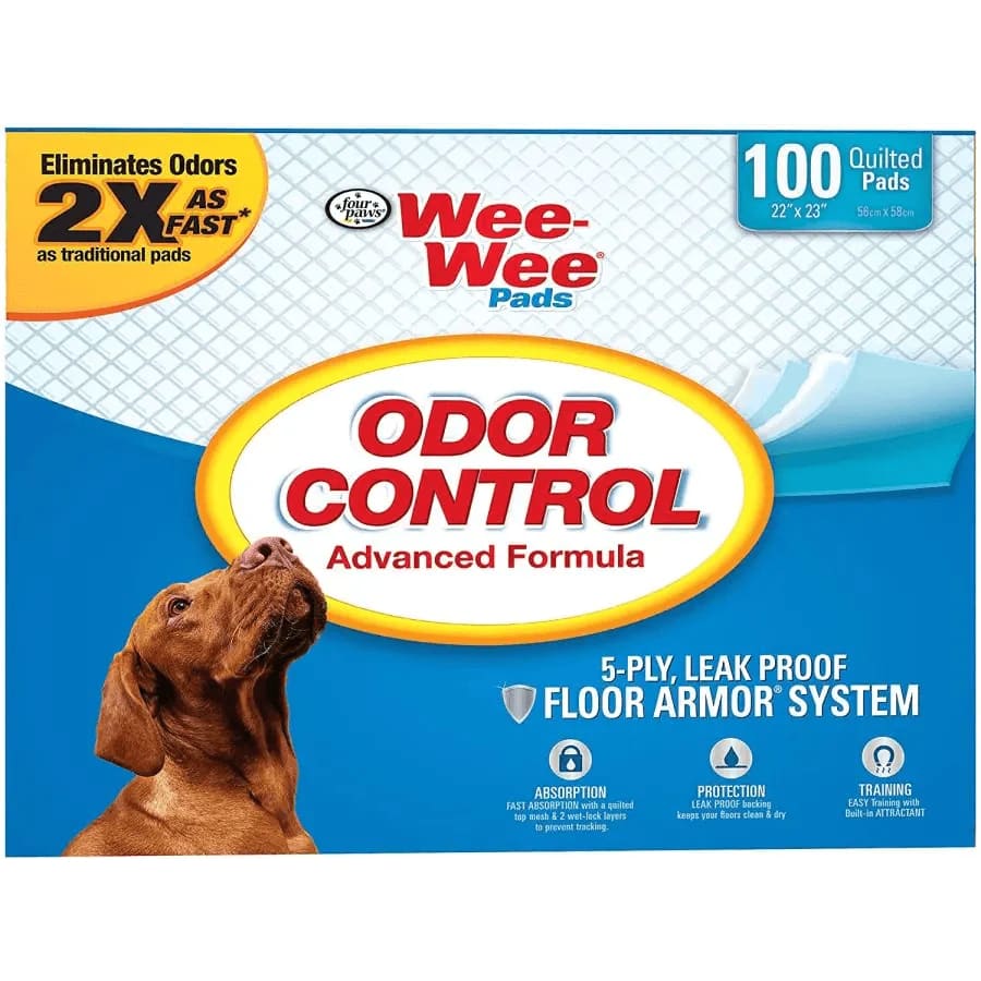 Four Paws Wee Wee Pads - Odor Control - Training Pads