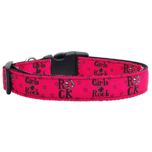 Girls Rock Nylon Dog Collars & Leashes - Dog Collars - Nylon