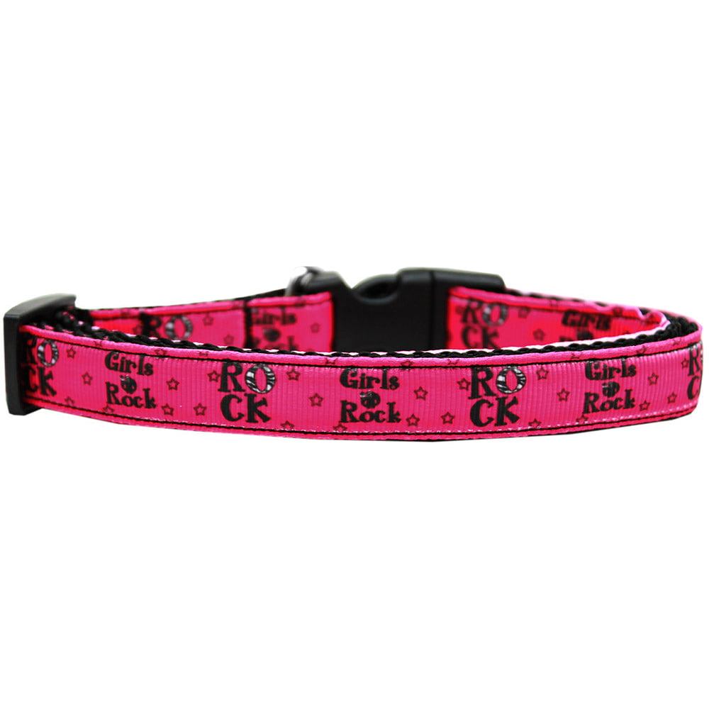 Girls Rock Nylon Dog Collars & Leashes - Dog Collars - Nylon