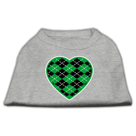 Green Argyle Heart Pet Shirt - Pet Shirt