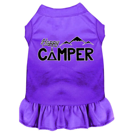 Happy Camper Dog Dress - Pet Dress
