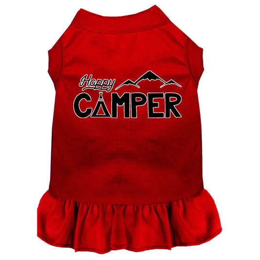 Happy Camper Dog Dress - Pet Dress
