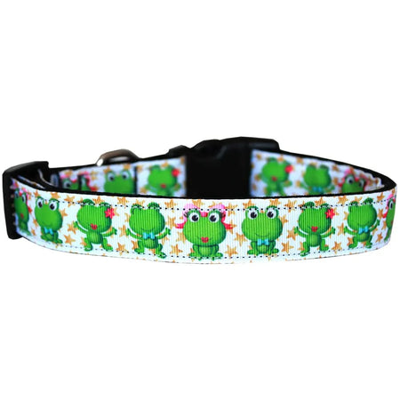 Happy Frogs Nylon Cat Safety Collar - Cat Collars - Classic