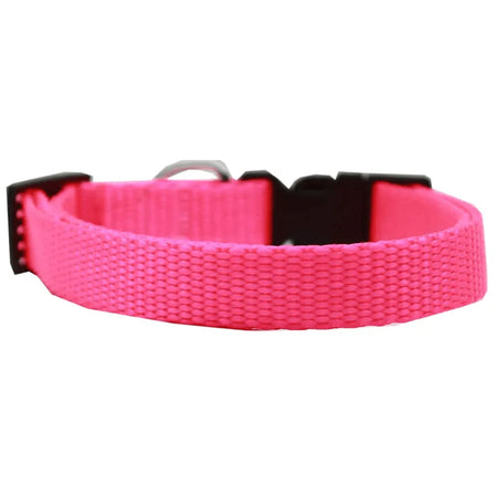 Hot Pink Nylon Dog Collar and Leashes - Dog Collars - Nylon