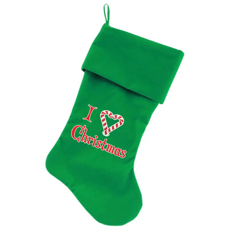 I Heart Christmas Screen Print Velvet Christmas Pet