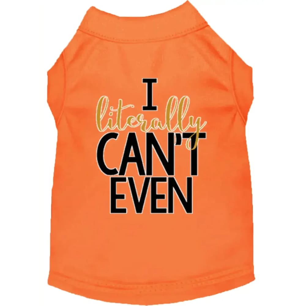 I Literally Can’t Even Dog Shirt - Pet Shirt