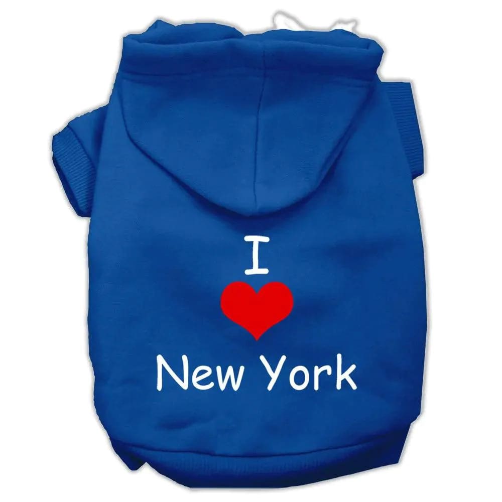 I Love New York Pet Hoodies - Pet Hoodies