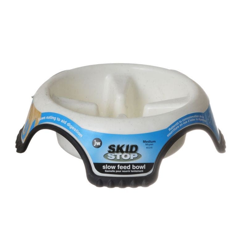 JW Pet Skid Stop Slow Feed Bowl; Buy Multi-Packs and Save!