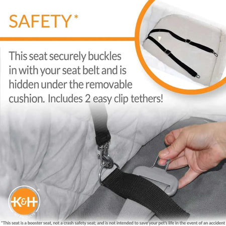 K&H Pet Products Bucket Booster Pet Seat - Collapsible