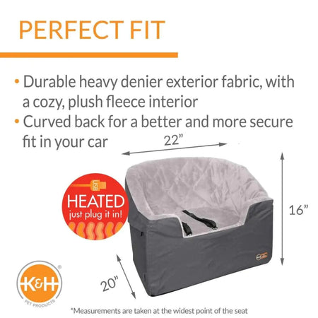 K&H Pet Products Bucket Booster Pet Seat - Collapsible