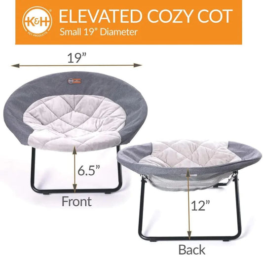 K&H Pet Products Elevated Cozy Cot - Elevated Pet Bed