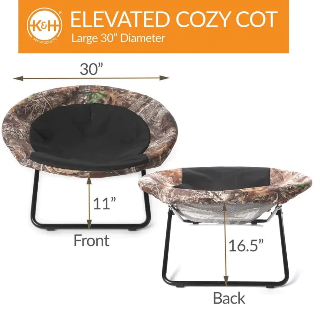 K&H Pet Products Elevated Cozy Cot - Elevated Pet Bed