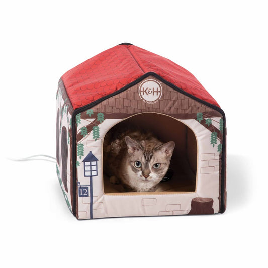 K&H Pet Products Heated Indoor Pet House - Heated Indoor