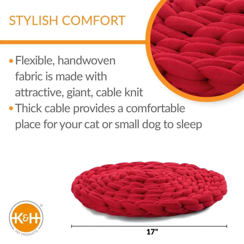K&H Pet Products Knitted Pet Bed - Pet Bed
