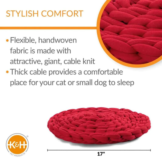 K&H Pet Products Knitted Pet Bed - Pet Bed