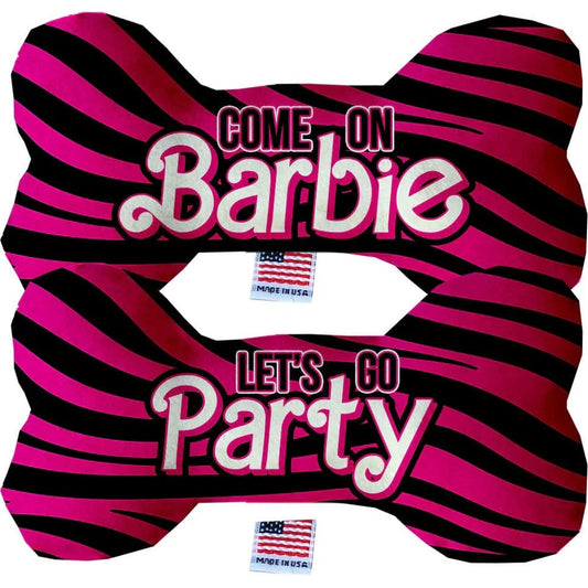 Let’s Go Party - Plush Double-Sided Dog Toy - Plush Dog Toy